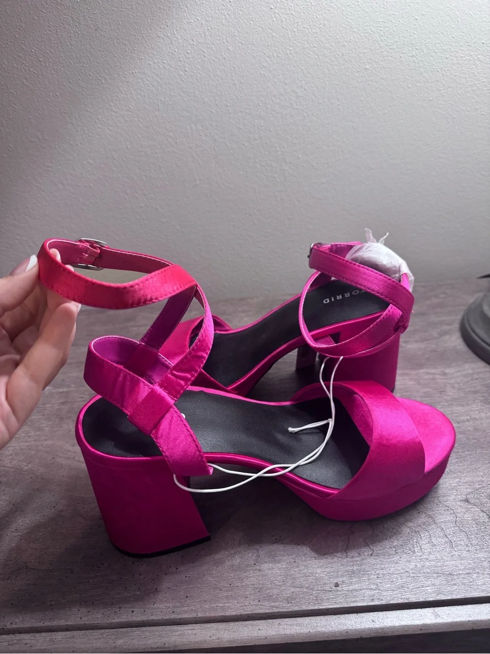 torrid Hot Pink Platform Sandals